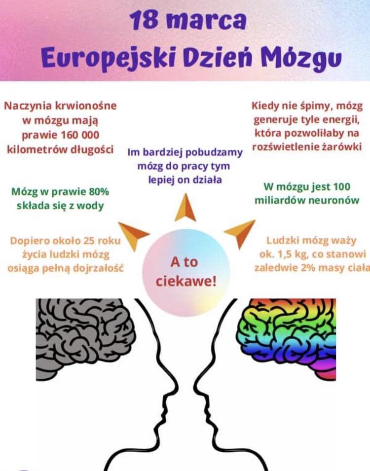 U góry tekst , na dole grafika 