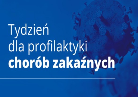 Napis na niebieskim tle 