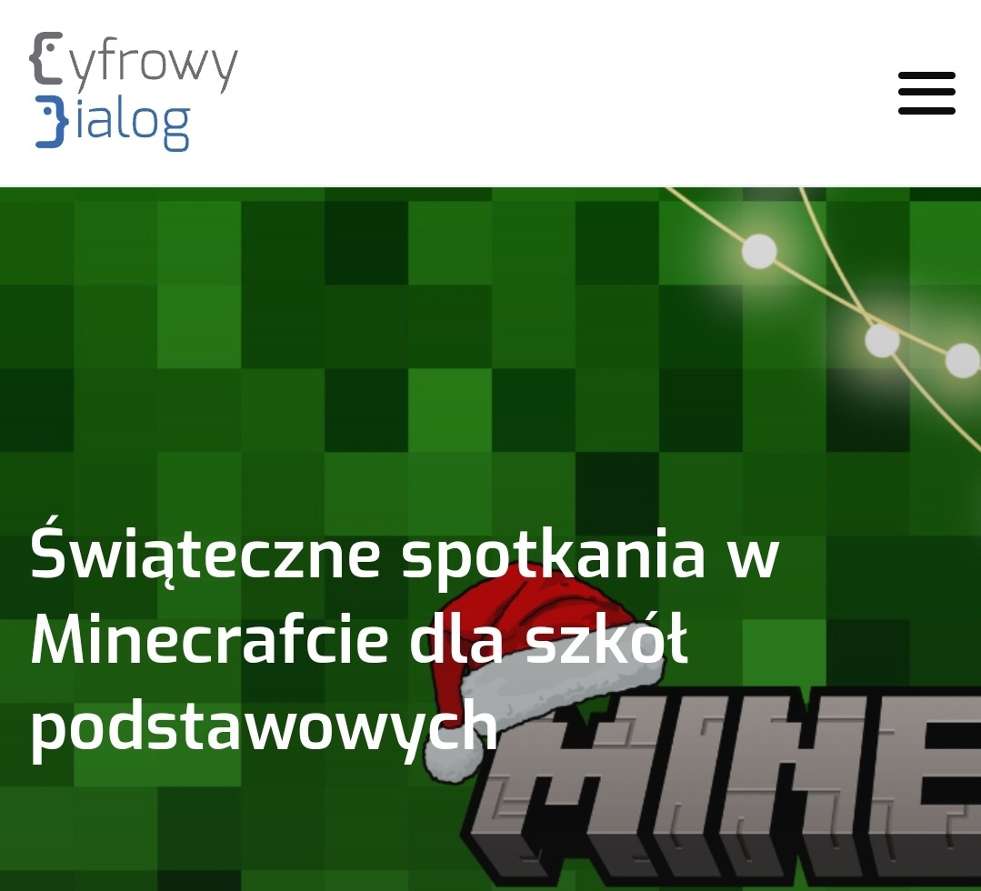 Na środku napis 